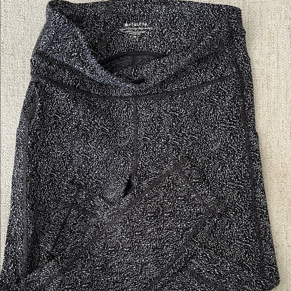 Athleta Black and  White Leggings